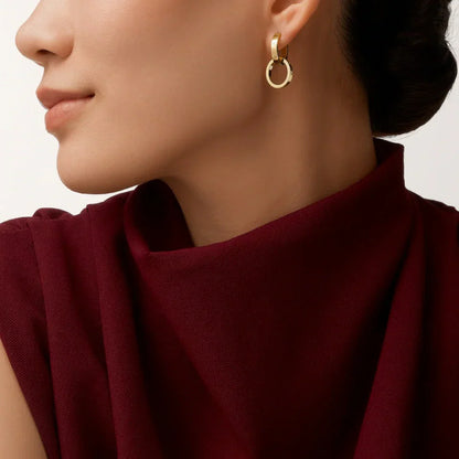 [Luxora]LOVE 3.3MM DANGLE EARRINGS