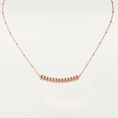 [Luxora]CLASH PINK GOLD NECKLACE