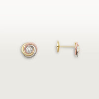 [Luxora]TRINITY STUD DIAMOND EARRINGS