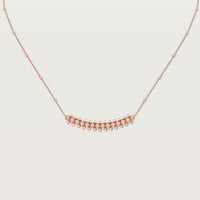 [Luxora]CLASH  SMALL FULL DIAMOND NECKLACE