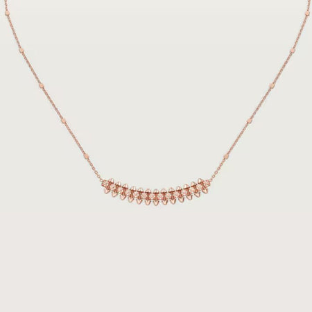 [Luxora]CLASH  SMALL FULL DIAMOND NECKLACE