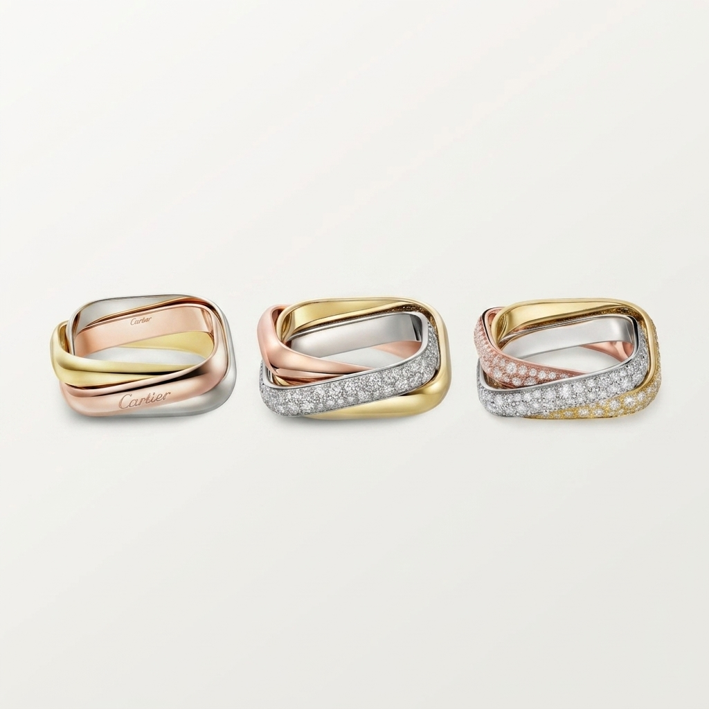 [Luxora] TRINITY 3.5MM CUSHION RING COLLECTION
