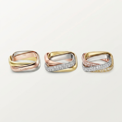 [Luxora] TRINITY 3.5MM CUSHION RING COLLECTION