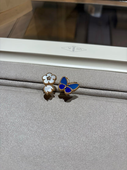 [Luxora]LUCKY SPRING BUTTERFLY OPEN-FACE RINGS