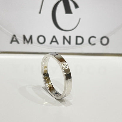 [Luxora]LOVE RING 4MM 1 DIAMOND