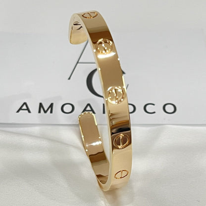 [Luxora]LOVE BRACELET 6.1MM OPEN CUFF