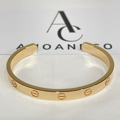 [Luxora]LOVE BRACELET 6.1MM OPEN CUFF