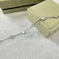 [Luxora]CLOVER 6 MOTIF WHITE MOP BRACELET