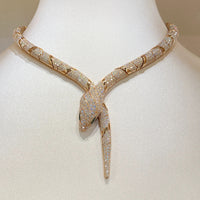 [Luxora]HAUTE COUTURE GOLD SERPENTI NECKLACE