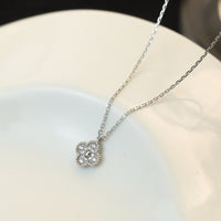 [Luxora]CLOVER MINI 9.5MM PENDANT DIAMOND NECKLACE