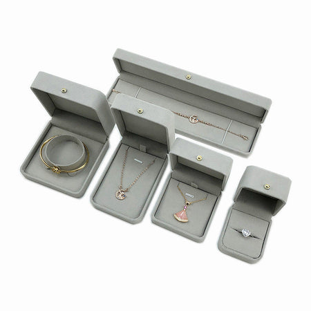 Schmuckkästchen aus Flanell (Geschenkbox ohne Logo)