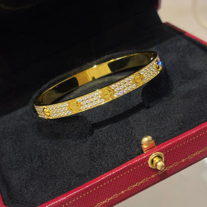 [Loxura] LOVE BRACELET 6.1MM DIAMOND-PAVED
