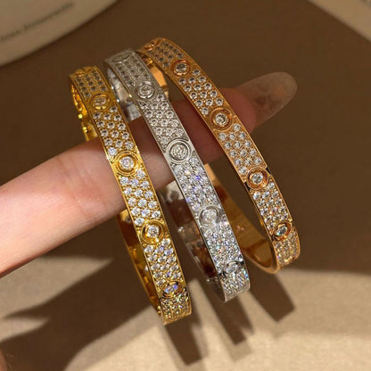 [Luxora]LOVE BRACELET 6.1MM DIAMOND-PAVED 10 BIG DIAMONDS