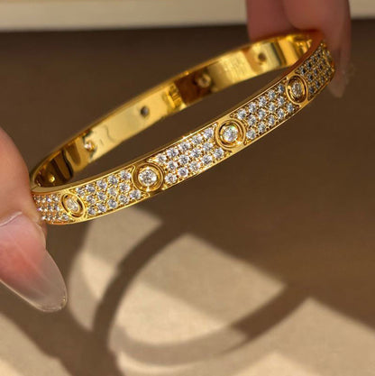 [Luxora]LOVE BRACELET 6.1MM DIAMOND-PAVED 10 BIG DIAMONDS