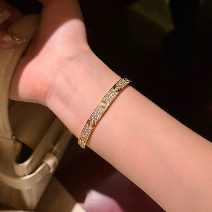 [Luxora]LOVE BRACELET 6.1MM DIAMOND-PAVED 10 BIG DIAMONDS