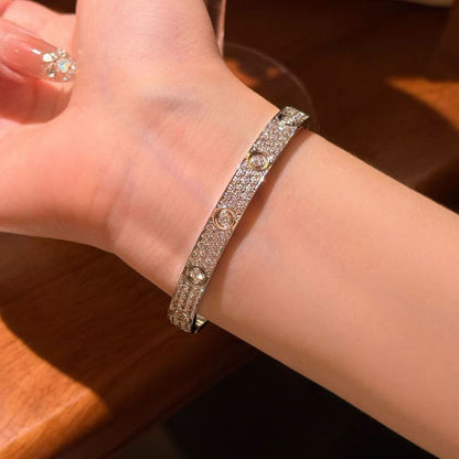 [Luxora]LOVE BRACELET 6.1MM DIAMOND-PAVED 10 BIG DIAMONDS