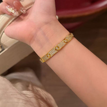 [Luxora]LOVE BRACELET 6.1MM DIAMOND-PAVED 10 BIG DIAMONDS