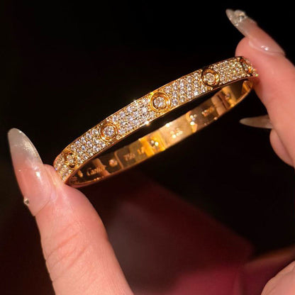 [Luxora]LOVE BRACELET 6.1MM DIAMOND-PAVED 10 BIG DIAMONDS