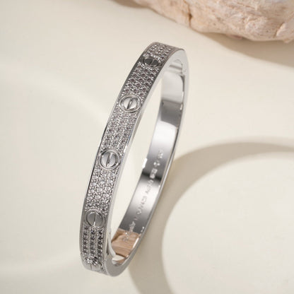 [Loxura] LOVE BRACELET 6.1MM DIAMOND-PAVED