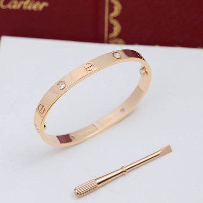 [Luxora]LOVE BRACELET 6.1MM 4 DIAMONDS