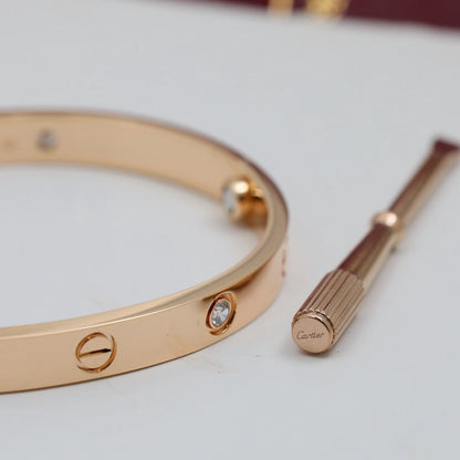 [Luxora]LOVE BRACELET 6.1MM 4 DIAMONDS