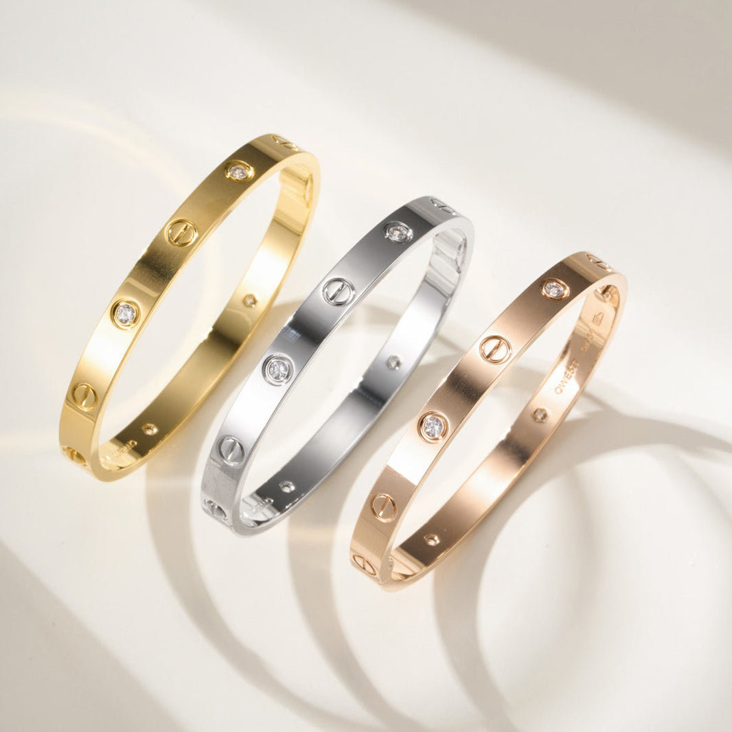 [Luxora]LOVE BRACELET 6.1MM 4 DIAMONDS