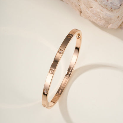 [Luxora]LOVE BRACELET 3.65MM 6 DIAMONDS