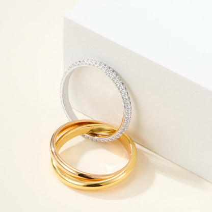 [Luxora]TRINITY 2.5MM RING COLLECTION