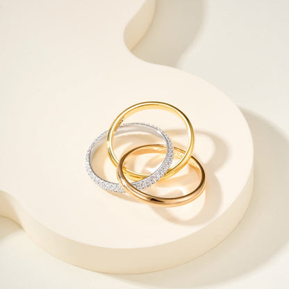 [Luxora]TRINITY 2.5MM RING COLLECTION