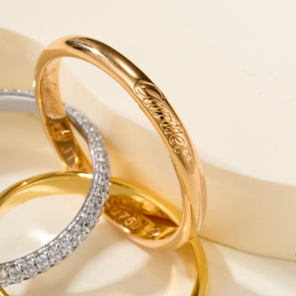 [Luxora]TRINITY 2.5MM RING COLLECTION