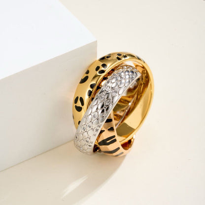 [Luxora] TRINITY  RING LEOPARD PRINT