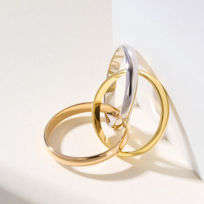 [Luxora]TRINITY 2.5MM RING COLLECTION