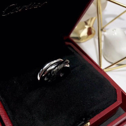 [Luxora]TRINITY 3.2MM RING BLACK CERAMIC