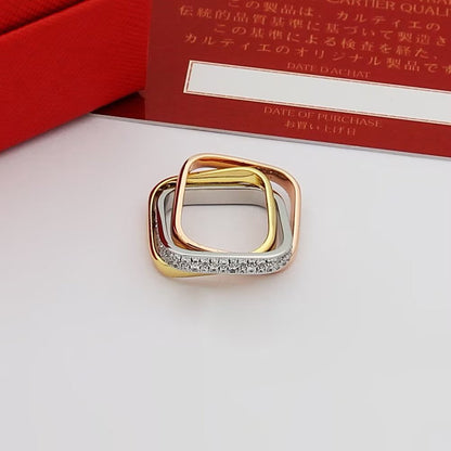 [Luxora] TRINITY 3.5MM CUSHION RING COLLECTION