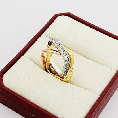 [Luxora] TRINITY 3.5MM CUSHION RING COLLECTION