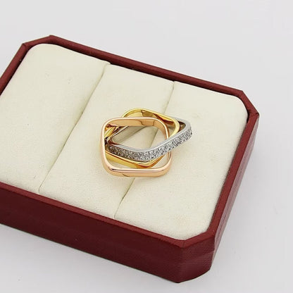 [Luxora] TRINITY 3.5MM CUSHION RING COLLECTION