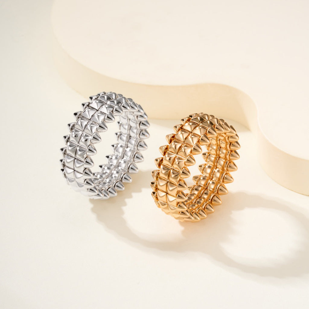 [Luxora]CLASH 9.2MM DOUBLE ROW RING