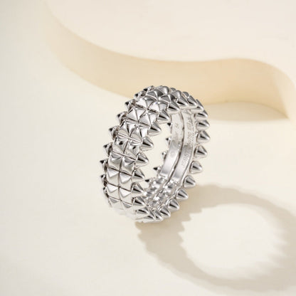 [Luxora]CLASH 9.2MM DOUBLE ROW RING