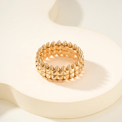 [Luxora]CLASH 9.2MM DOUBLE ROW RING