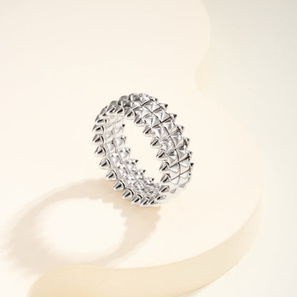 [Luxora]CLASH 9.2MM DOUBLE ROW RING