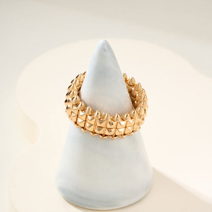 [Luxora]CLASH 9.2MM DOUBLE ROW RING