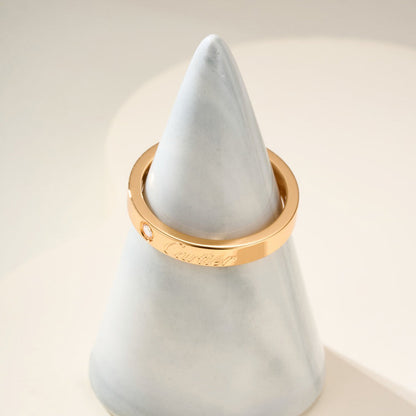 [Luxora]LOVE RING 4MM 1 DIAMOND