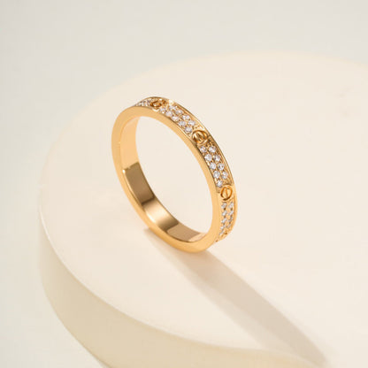 [Luxora]LOVE RING 2.65MM DIAMOND