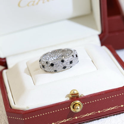 [Luxora]PANTHERE SPOTTED FULL DIAMOND RING