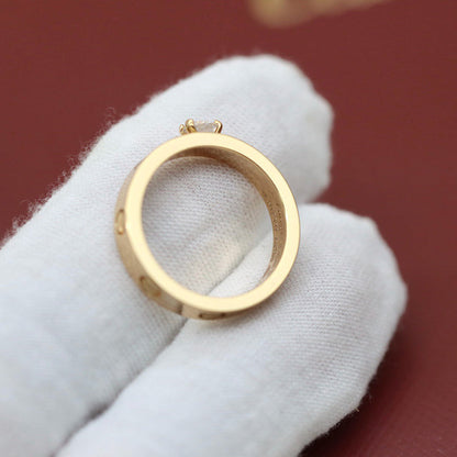 [Luxora]LOVE RING 3.6MM 1 BIG DIAMOND