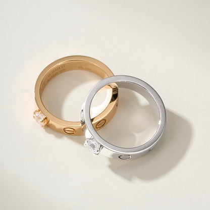 [Luxora]LOVE RING 3.6MM 1 BIG DIAMOND