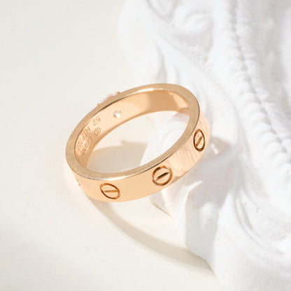 [Luxora]LOVE RING 3.6MM 1 BIG DIAMOND