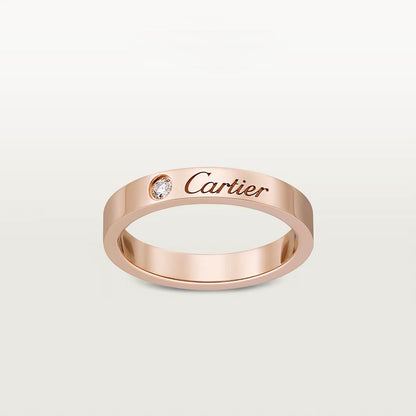 [Luxora]LOVE RING 4MM 1 DIAMOND