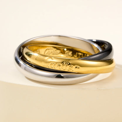 [Luxora]TRINITY 3.2MM RING BLACK CERAMIC