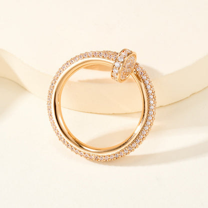[Luxora]JUSTE RING 2.6MM FULL DIAMOND